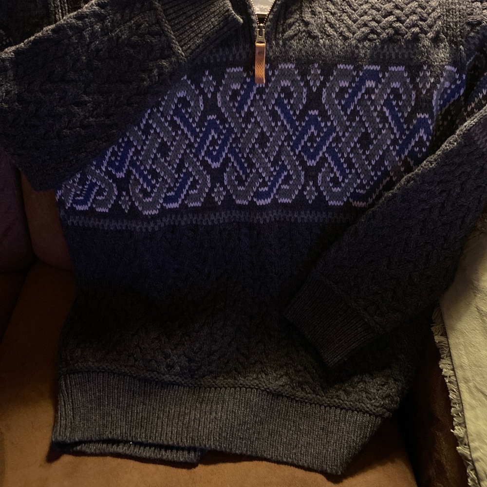 Aran Crafts Ireland Jacquard sweater